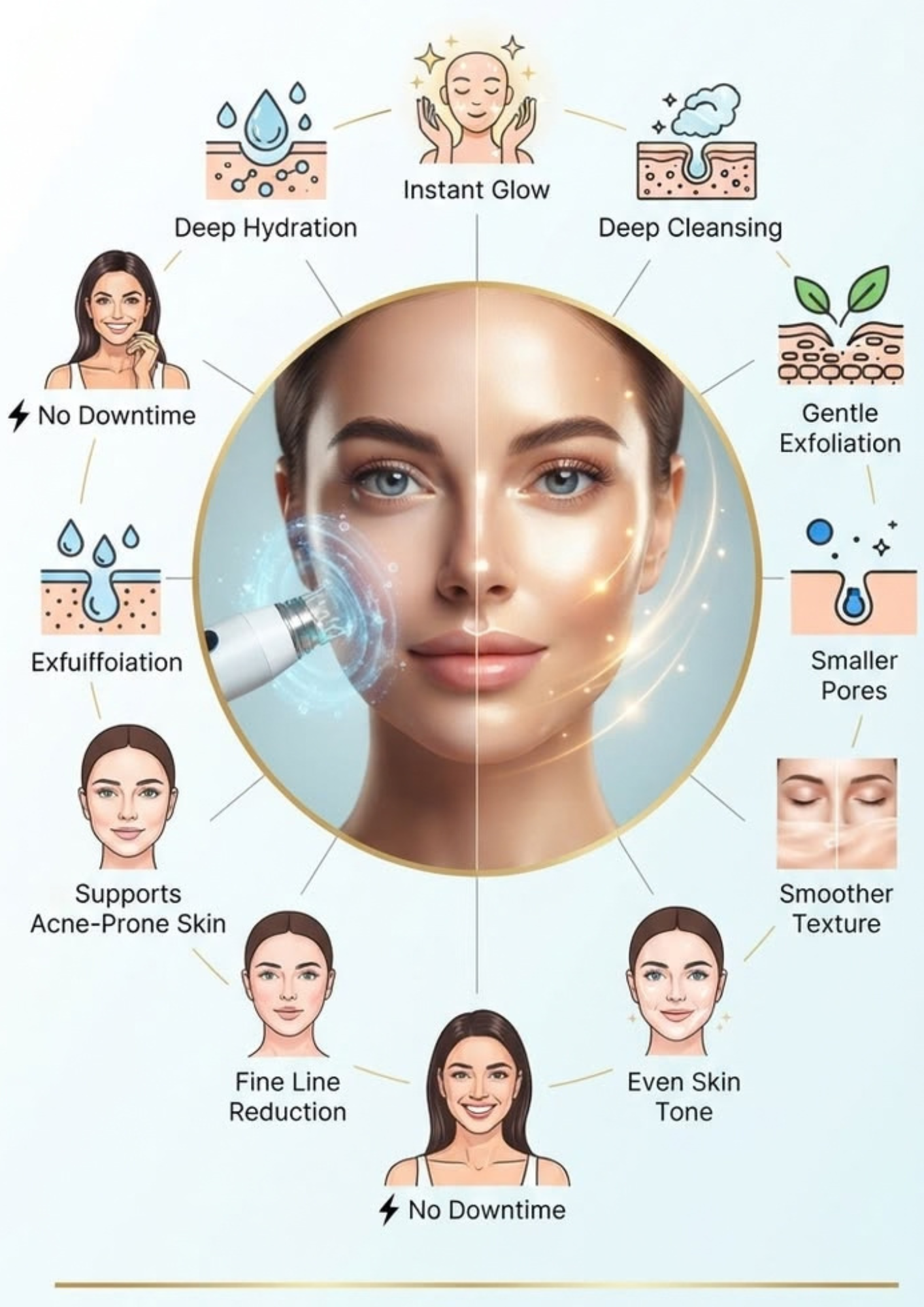 Medifacial before and after